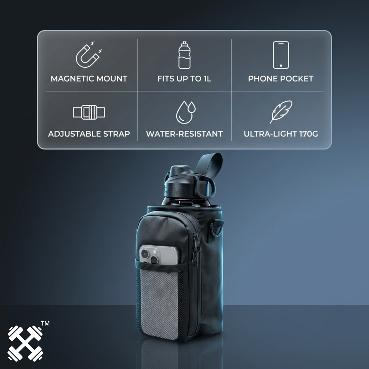 Sportedix Magnetic Gym Bag
