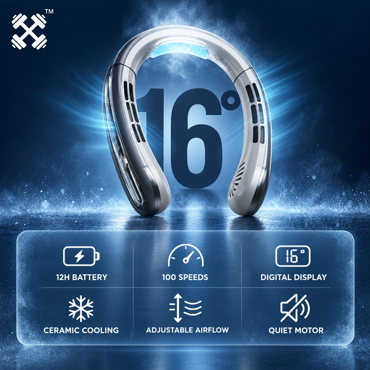Sportedix Bladeless Neck Fan