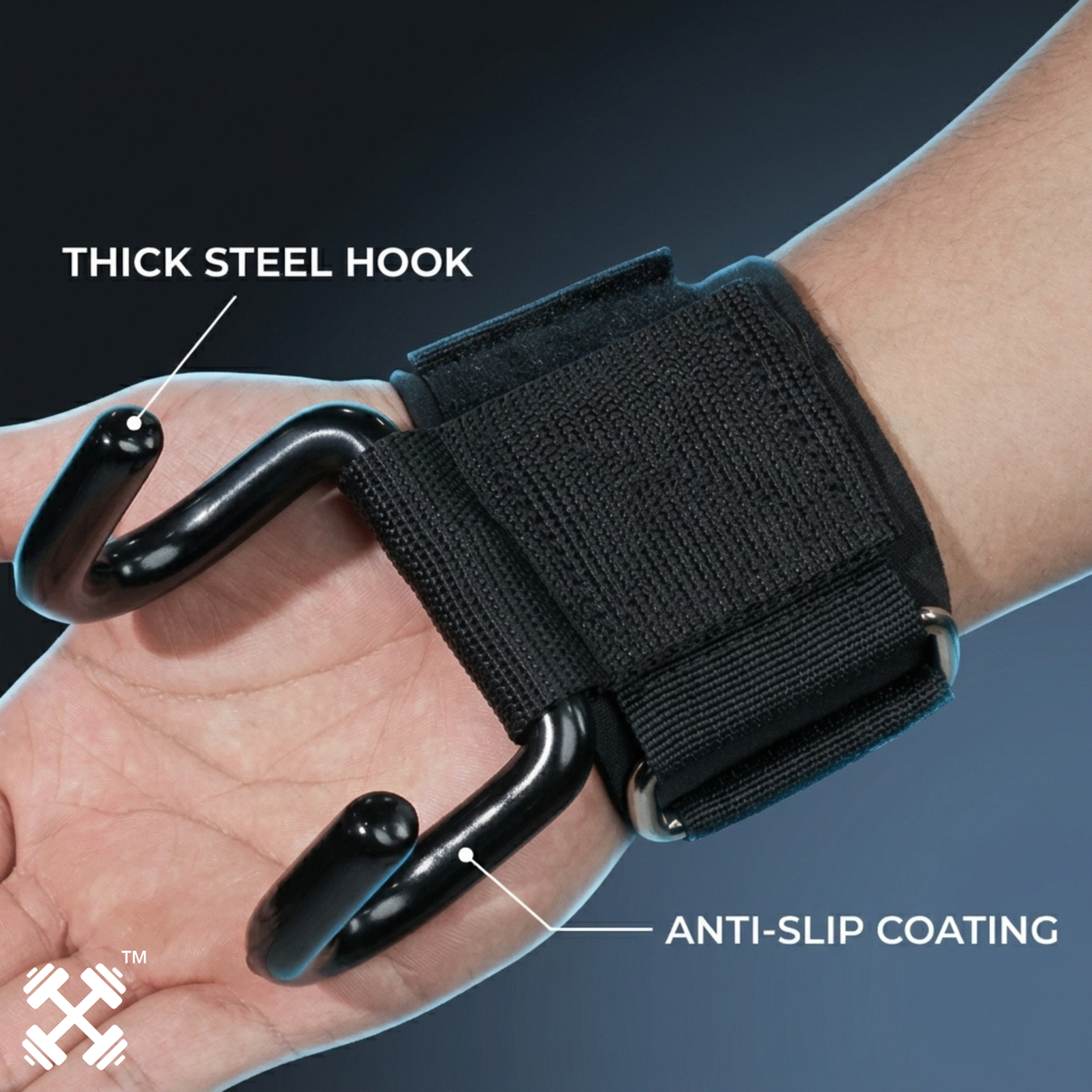 Sportedix Pull-Up Grip Hooks