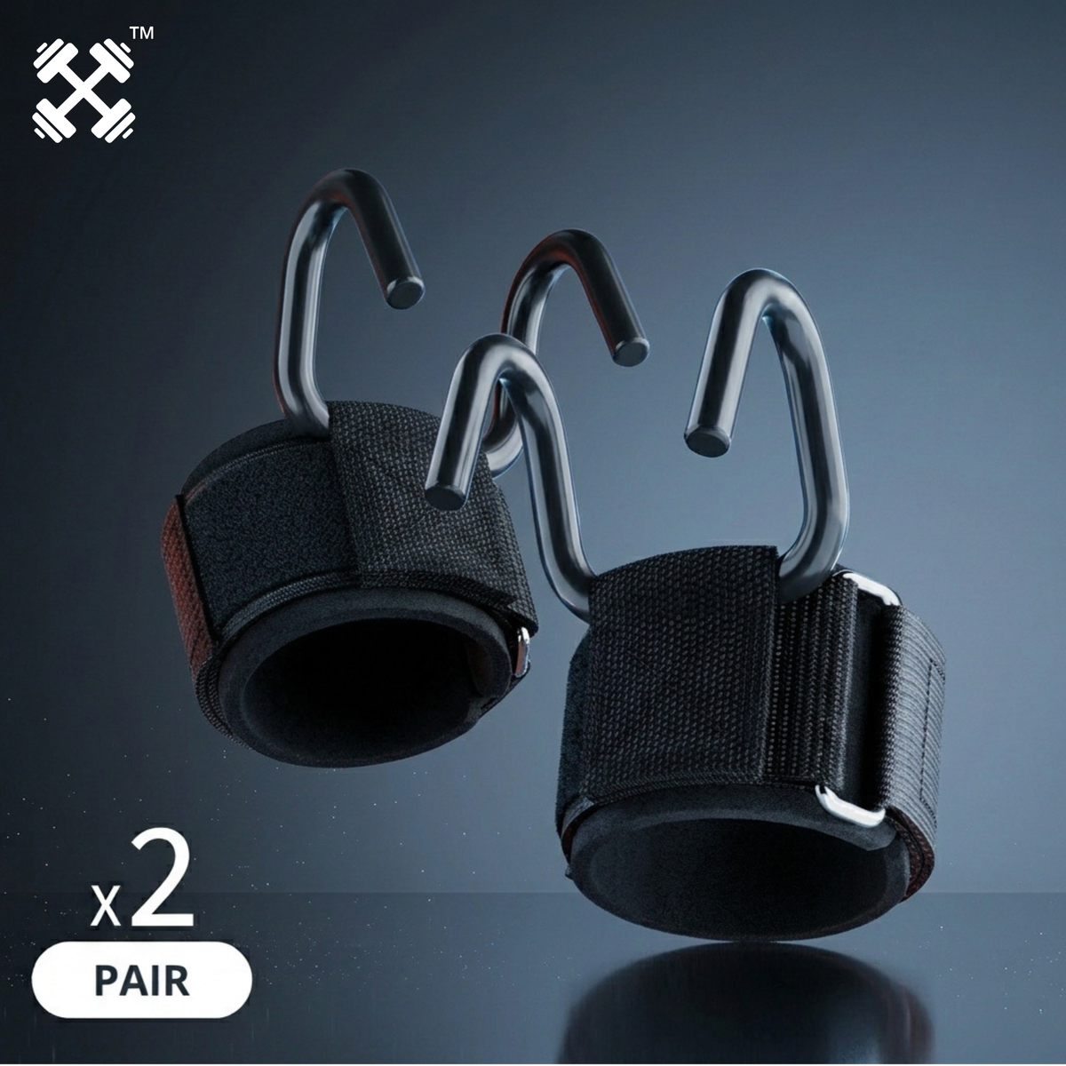 Sportedix Pull-Up Grip Hooks