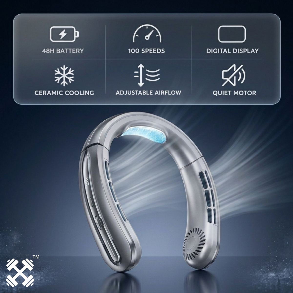 Sportedix Bladeless Neck Fan