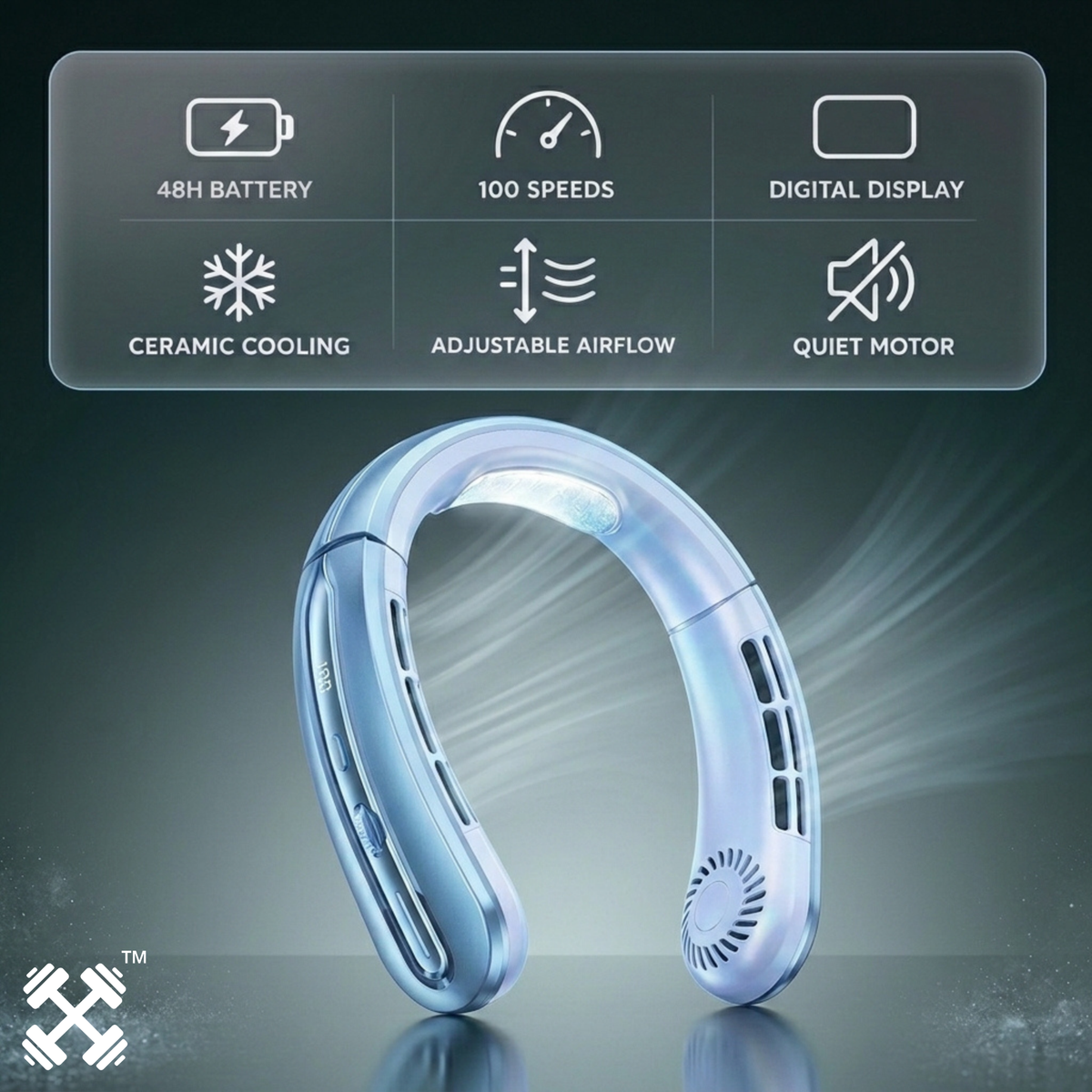 Sportedix Bladeless Neck Fan